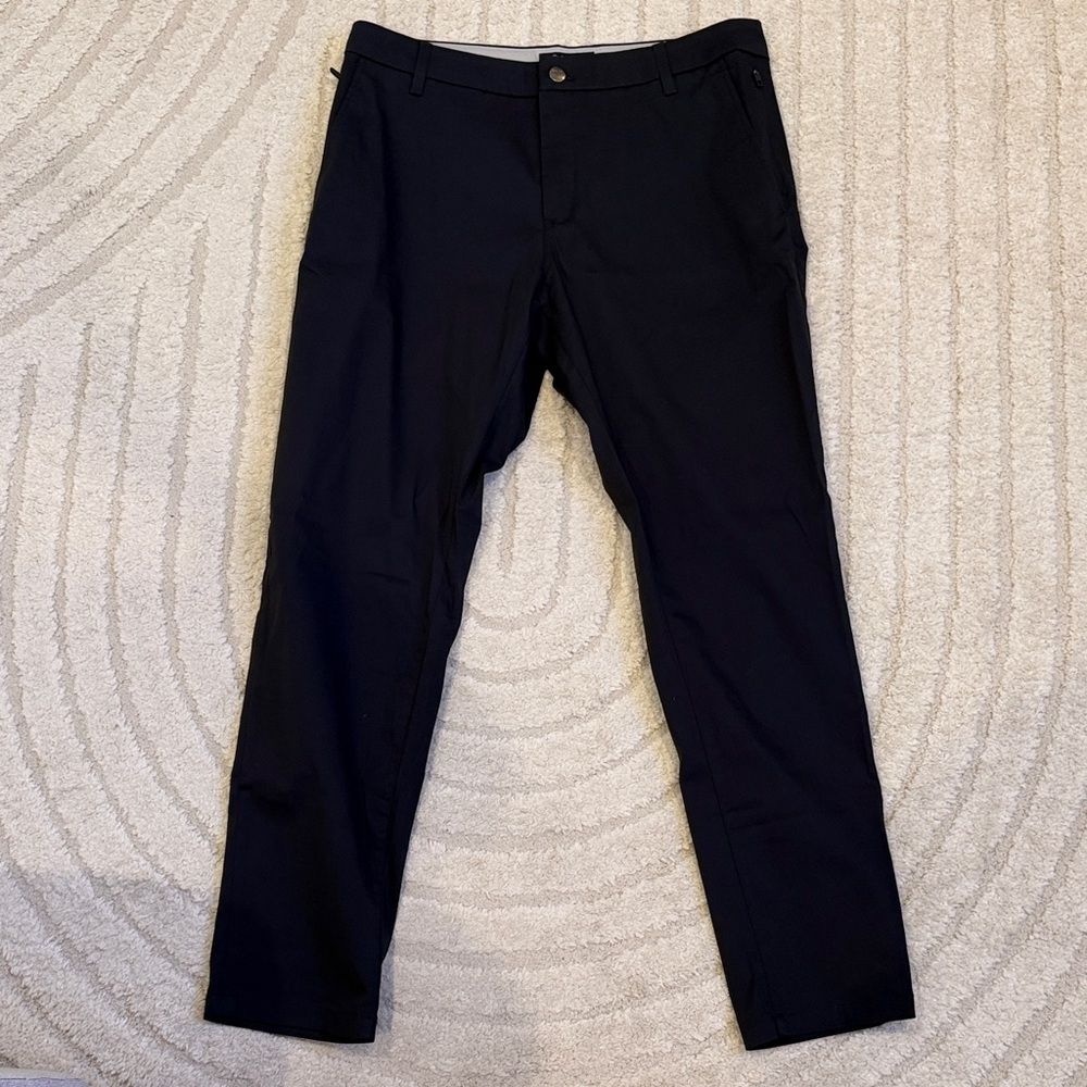 Birddogs Black Performance Pants Men’s 34x30 Athletic Fit Stretch Golf Work Pant
